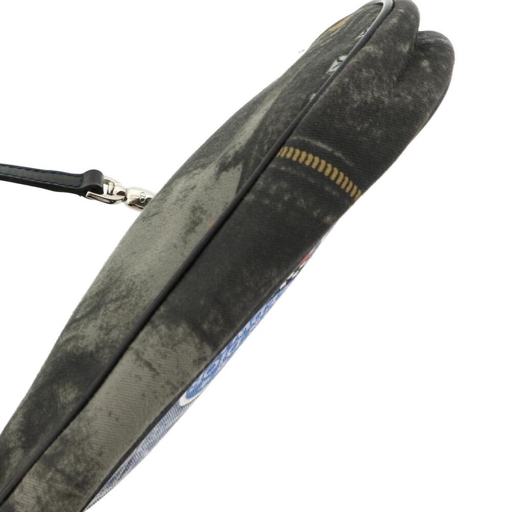 Christian Dior Denim Saddle Clutch Bag Shoulder Clutch Blue - Picture 4 of 5